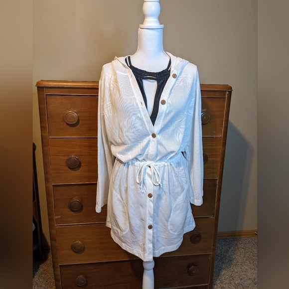 Sonoma Other - SONOMA LIFE + STYLE swimsuit cover up Oversized Palm Leaves size Medium